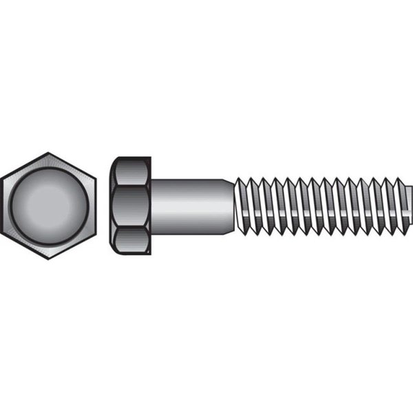 Hillman 811660 0.63 x 3 in. Low Carbon Coarse Thread Hex Bolt 55076